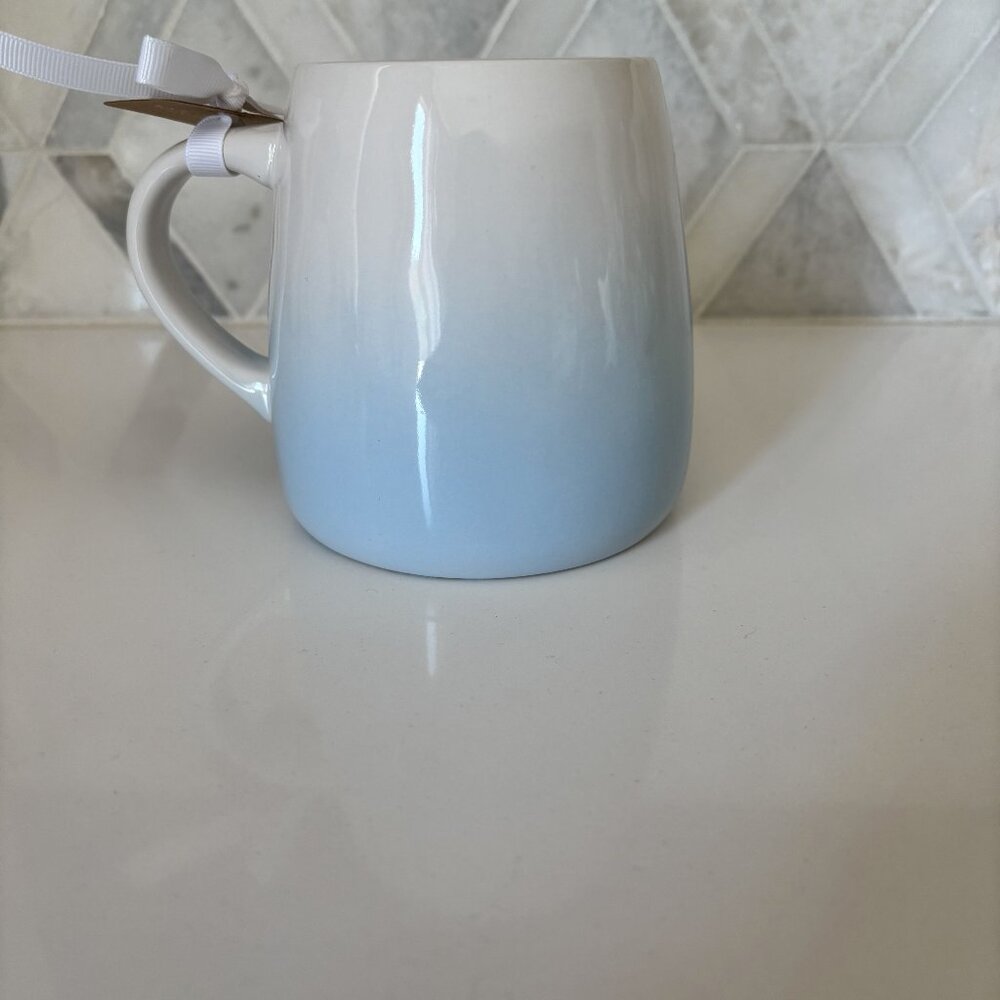 TWO PACK Rae Dunn New Disney Blue White Gradient Wide Stitch Mug - Picture 5 of 10